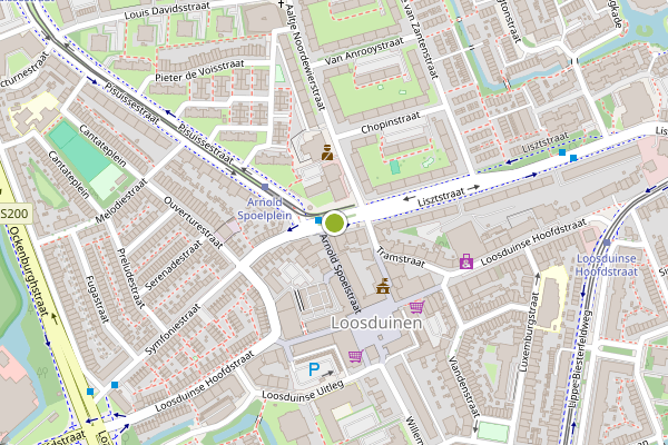 Ambulance-melding op Arnold Spoelplein, Den Haag op 23 juli, kaart-overzicht