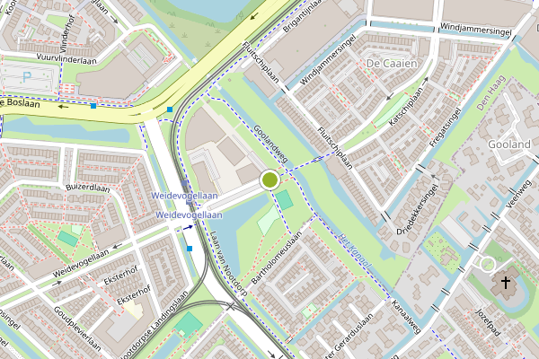 Ambulance-melding op Kiekendiefstraat, Den Haag op 23 juli, kaart-overzicht