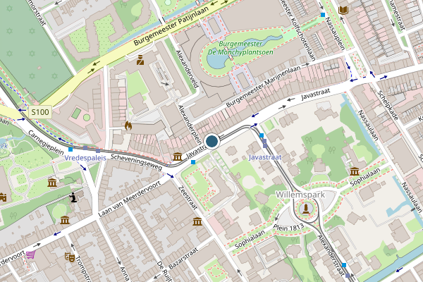 Politie-melding op Javastraat, Den Haag op 23 juli, kaart-overzicht