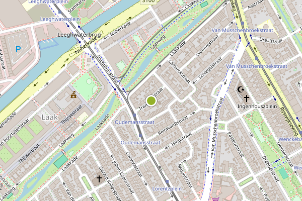 Ambulance-melding op Trembleystraat, Den Haag op 23 juli, kaart-overzicht