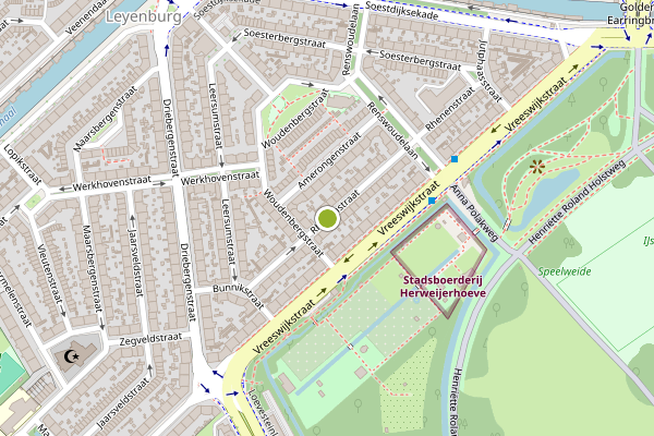 Ambulance-melding op Rhenenstraat, Den Haag op 23 juli, kaart-overzicht