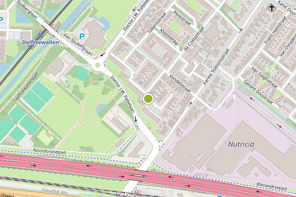 Ambulance-melding op Bilderdijkstraat op 23 juli, kaart-overzicht