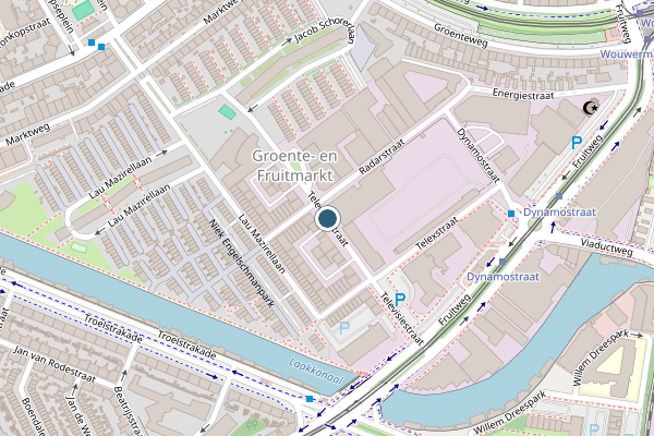 Politie-melding op Televisiestraat, Den Haag op 23 juli, kaart-overzicht