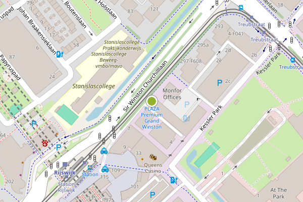 Ambulance-melding op Generaal Eisenhowerplein, Rijswijk op 23 juli, kaart-overzicht