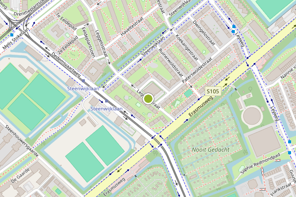 Ambulance-melding op Leggelostraat, Den Haag op 24 juli, kaart-overzicht