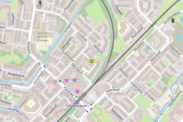 Ambulance-melding op Muurbloemtuin, Zoetermeer op 24 juli, kaart-overzicht