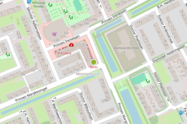 Ambulance-melding op Prinses Margrietsingel, Rijswijk op 13 mei, kaart-overzicht