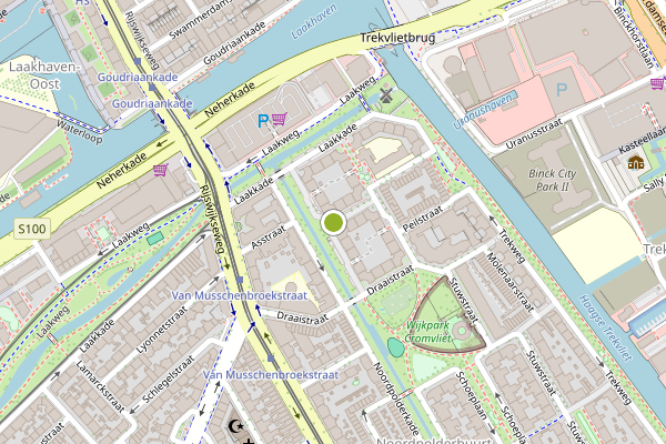 Ambulance-melding op Noordpolderkade, Den Haag op 24 juli, kaart-overzicht