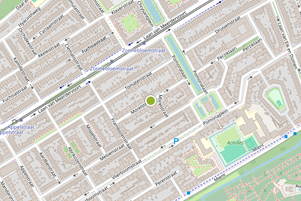 Ambulance-melding op Morelstraat, Den Haag op 24 juli, kaart-overzicht