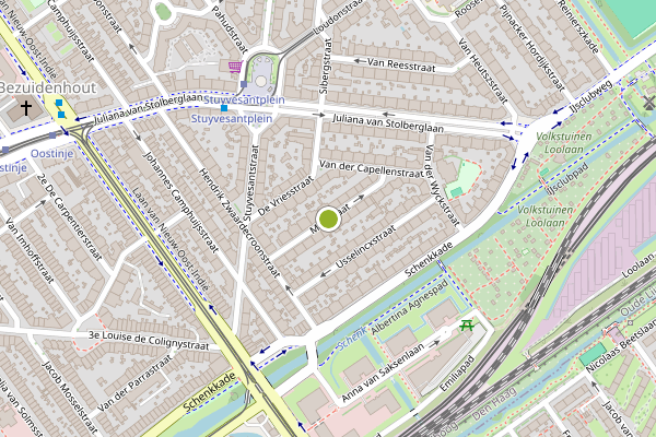 Ambulance-melding op Maystraat, Den Haag op 24 juli, kaart-overzicht