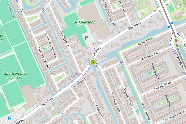 Ambulance-melding op Stavangerstraat, Den Haag op 25 juli, kaart-overzicht