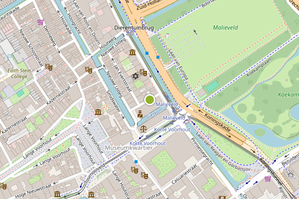 Ambulance-melding op Kanonstraat, Den Haag op 25 juli, kaart-overzicht