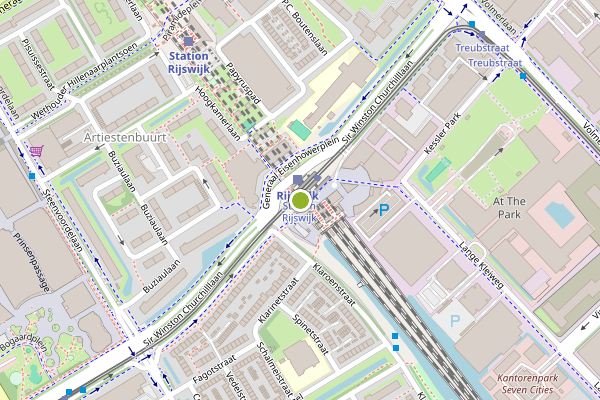 Ambulance-melding op Generaal Eisenhowerplein, Rijswijk op 17 mei, kaart-overzicht