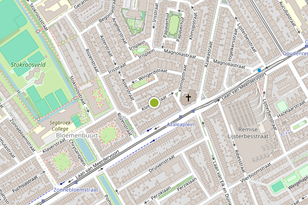 Ambulance-melding op Klimopstraat, Den Haag op 25 juli, kaart-overzicht