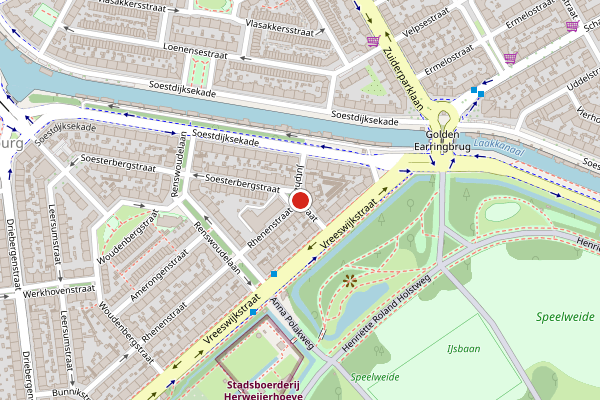 Brandweer-melding op Jutphaasstraat, Den Haag op 25 juli, kaart-overzicht