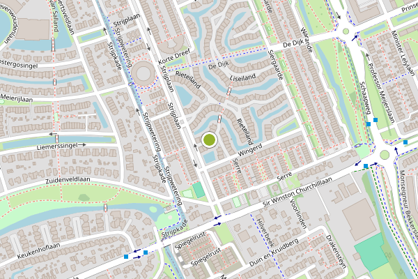 Ambulance-melding op Dotterbloemeiland, Rijswijk op 16 mei, kaart-overzicht