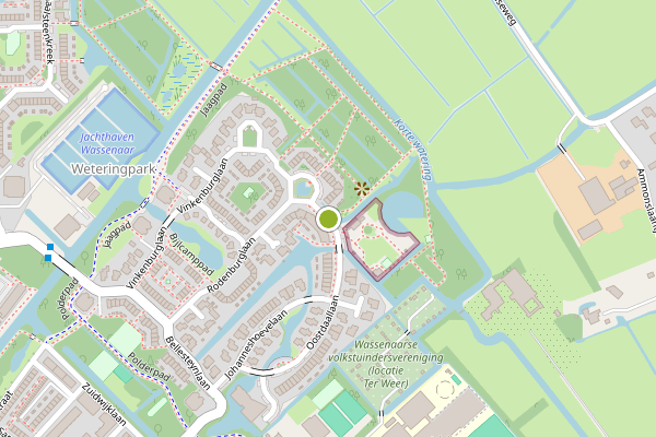 Ambulance-melding op Oostdaallaan, Wassenaar op 17 mei, kaart-overzicht
