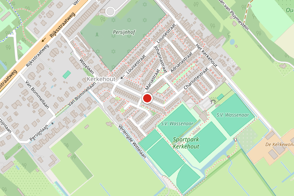 Brandweer-melding op Albertinestraat, Wassenaar op 25 juli, kaart-overzicht