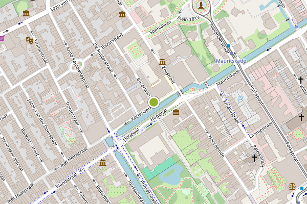 Ambulance-melding op Bazarlaan, Den Haag op 25 juli, kaart-overzicht