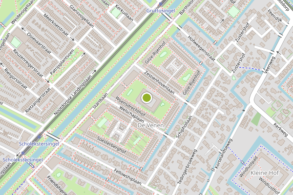 Ambulance-melding op Woensdrechthof, Nootdorp op 25 juli, kaart-overzicht