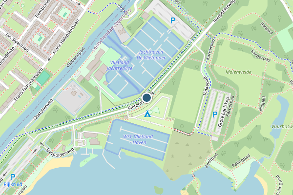 Politie-melding op Rietpolderweg, Leidschendam op 25 juli, kaart-overzicht