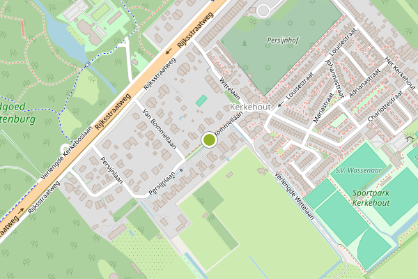 Ambulance-melding op Van Bommellaan, Wassenaar op 26 juli, kaart-overzicht