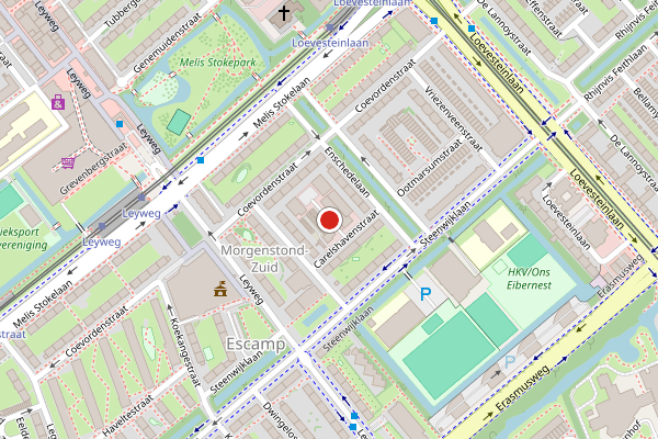 Brandweer-melding op Boekelostraat, Den Haag op 26 juli, kaart-overzicht