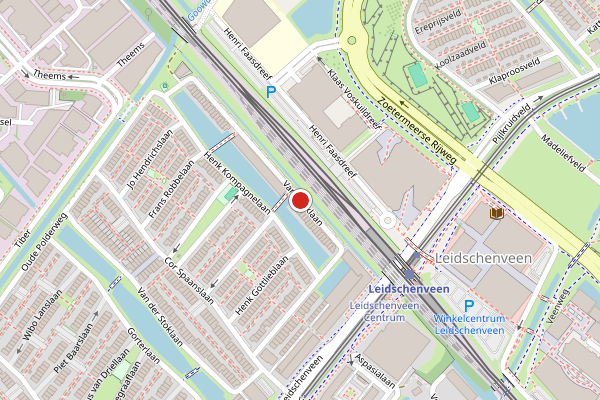 Brandweer-melding op Van Baaklaan, Den Haag op 26 juli, kaart-overzicht