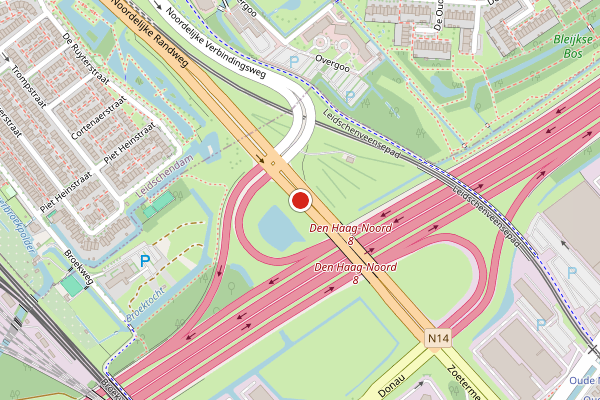 Brandweer-melding op Den Haag op 26 juli, kaart-overzicht