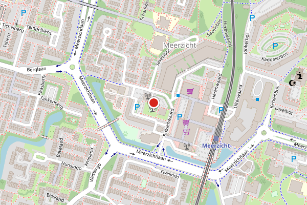 Brandweer-melding op Vrouwenhuiswaard, Zoetermeer op 26 juli, kaart-overzicht