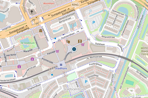Politie-melding op Oostwaarts, Zoetermeer op 26 juli, kaart-overzicht