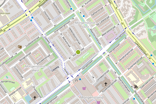 Ambulance-melding op Holtenstraat, Den Haag op 26 juli, kaart-overzicht