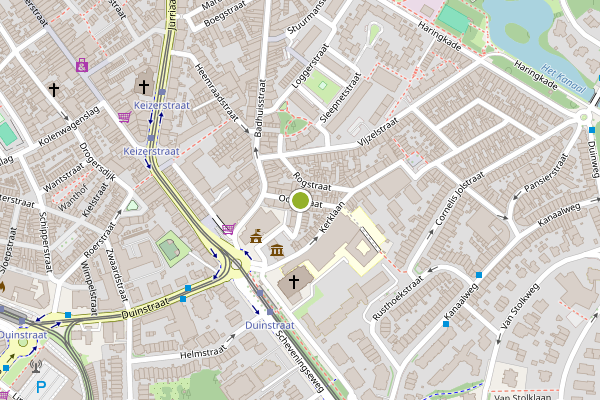 Ambulance-melding op Ooststraat, Den Haag op 26 juli, kaart-overzicht