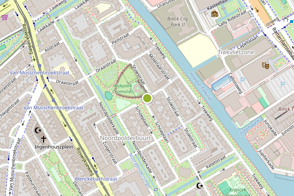 Ambulance-melding op Schoeplaan, Den Haag op 27 juli, kaart-overzicht