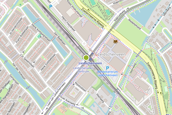 Ambulance-melding op Laan van Leidschenveen, Den Haag op 27 juli, kaart-overzicht