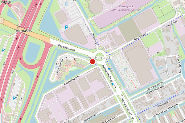 Brandweer-melding op Hogenhoorn, Den Hoorn ZH op 27 juli, kaart-overzicht