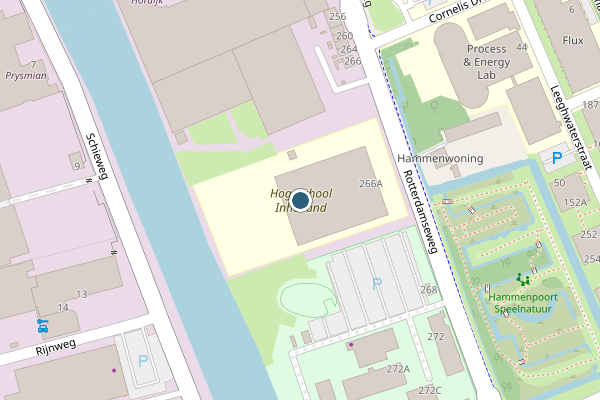 Politie-melding op Rotterdamseweg, Delft op 27 juli, kaart-overzicht