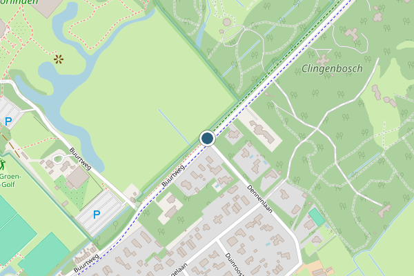Politie-melding op Buurtweg, Wassenaar op 27 juli, kaart-overzicht