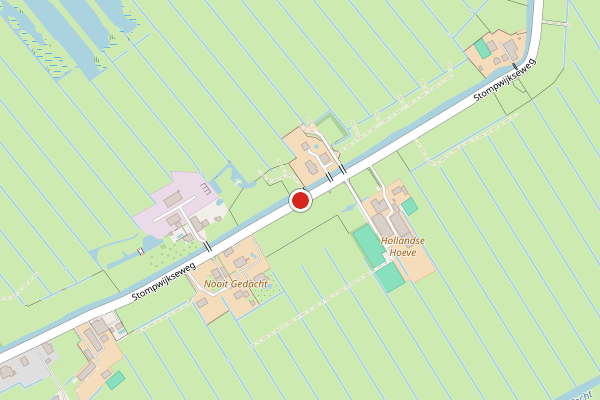 Brandweer-melding op Stompwijkseweg, Leidschendam op 27 juli, kaart-overzicht