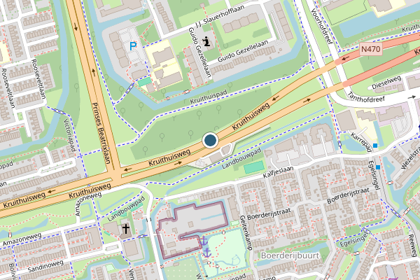 Politie-melding op Delft op 27 juli, kaart-overzicht
