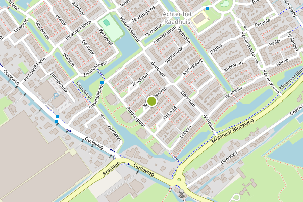 Ambulance-melding op Koningsvaren, Nootdorp op 27 juli, kaart-overzicht