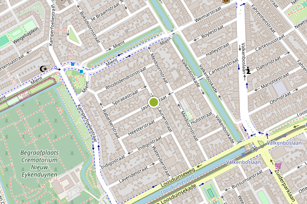 Ambulance-melding op Jasmijnstraat, Den Haag op 27 juli, kaart-overzicht