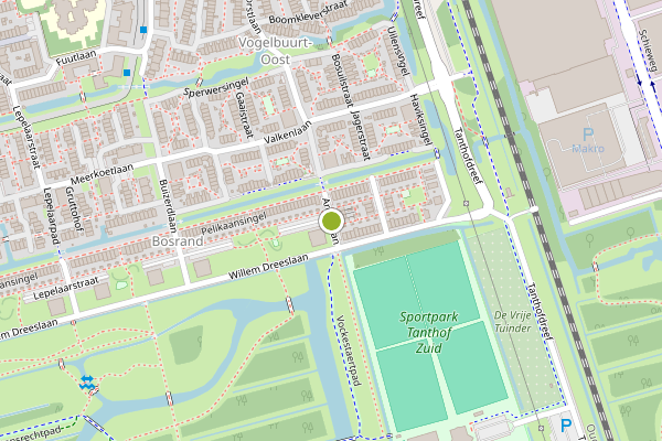 Ambulance-melding op Arendlaan, Delft op 16 mei, kaart-overzicht