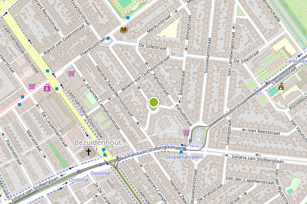 Ambulance-melding op 2e Joan Maetsuyckerstraat, Den Haag op 17 mei, kaart-overzicht