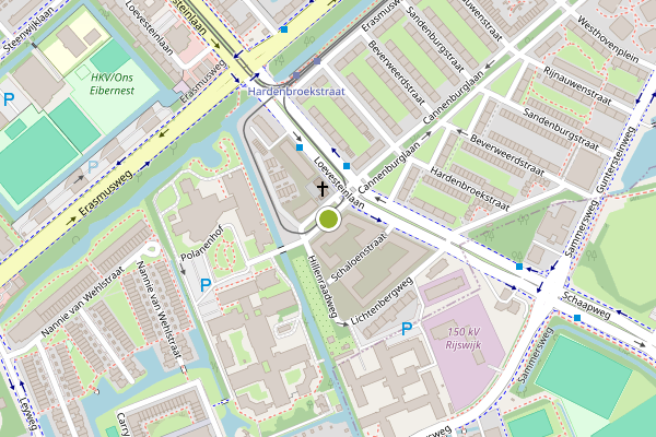 Ambulance-melding op Cannenburglaan, Den Haag op 28 juli, kaart-overzicht