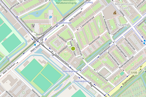 Ambulance-melding op Eeldeplantsoen, Den Haag op 28 juli, kaart-overzicht