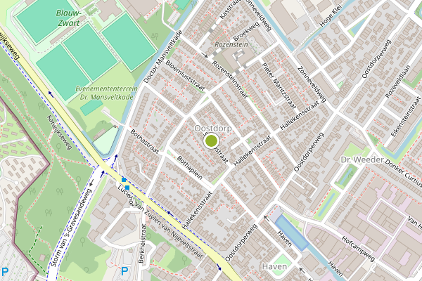 Ambulance-melding op Schulpstraat, Wassenaar op 28 juli, kaart-overzicht