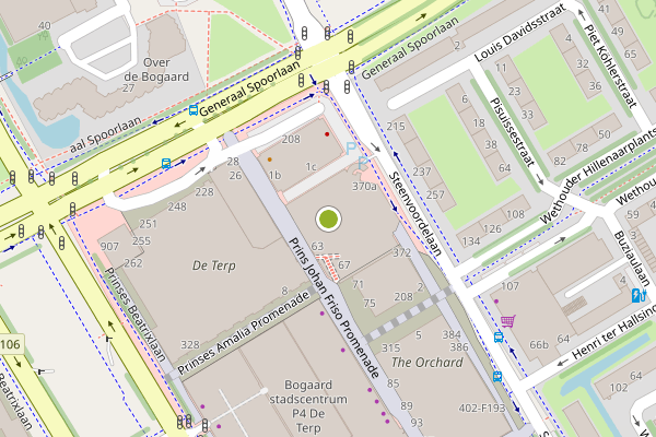 Ambulance-melding op Prins Johan Friso Promenade, Rijswijk op 28 juli, kaart-overzicht