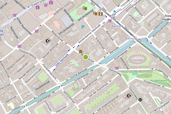 Ambulance-melding op Wagenstraat, Den Haag op 28 juli, kaart-overzicht