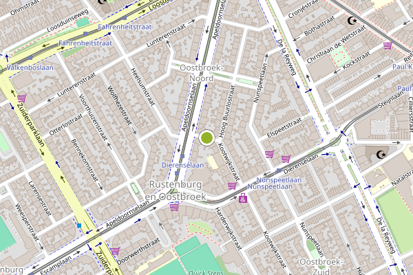 Ambulance-melding op Kootwijkstraat, Den Haag op 29 juli, kaart-overzicht